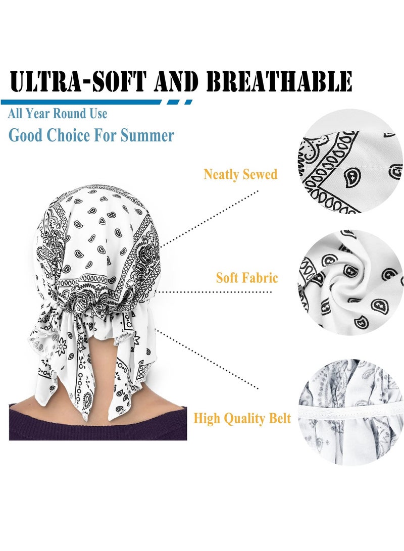 Excefore Cotton Slouchy Beanie, Women's Slouchy Beanie Hat Chemo Caps Cancer Headwear Hats Turban Baggy Sleeping Cap Boho Hats, Hip-Hop Soft Lightweight Running Beanie Adult Hats Cap for Men Women - Image 2