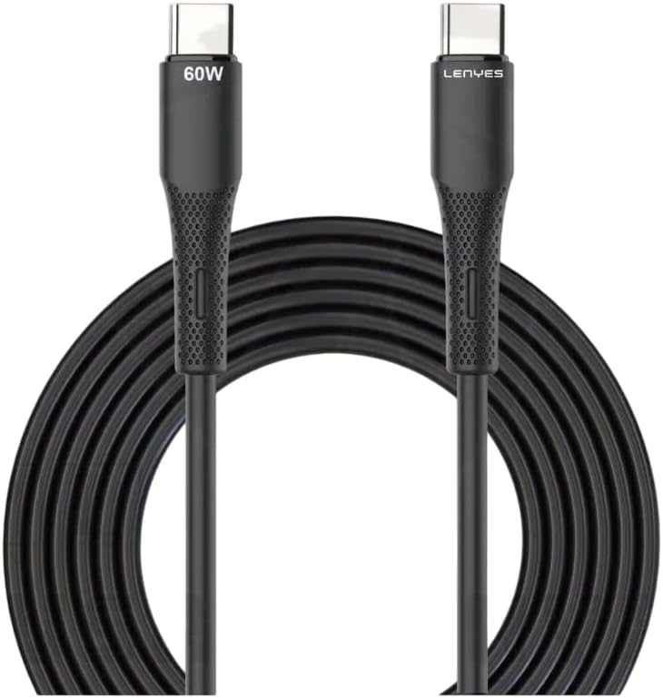 LC-992 Type-C to Type-C Fast Charging Cable 3.0A, 1 Meter Durable Braided Cord, High-Speed Data Transfer, Tangle-Free Design, Reliable Charging for Smartphones and Tablets