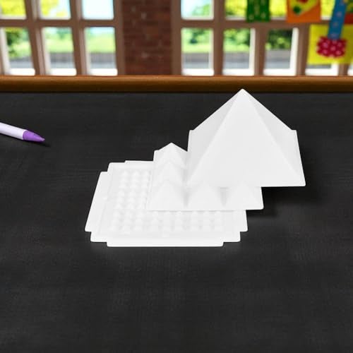 TREE MAISON CORONATING HOMES Vastu 3 Layer Pyramid | Plastic Pyramid Remedy for Home & Office | Color - White - Image 4