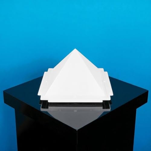 TREE MAISON CORONATING HOMES Vastu 3 Layer Pyramid | Plastic Pyramid Remedy for Home & Office | Color - White - Image 3