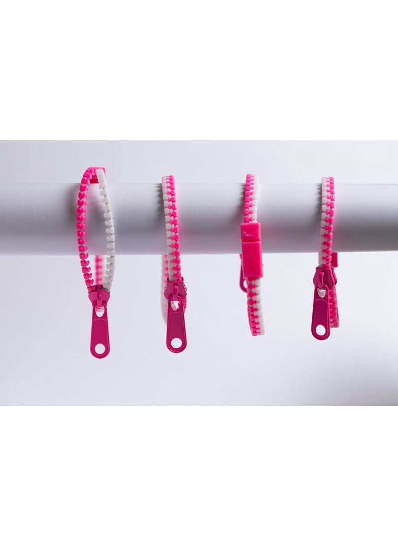 Elite Dose 4 elite bracelets multicolor (pink&white ) 