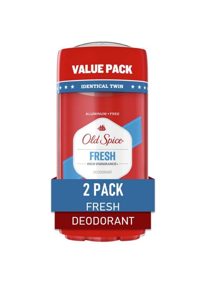 Old Spice Old Spice Men's Aluminum Free Deoderant, High Endurance, Fresh Scent, 24-hr Odor Protection, 3.0 oz (Pack of 2)  - Image 1