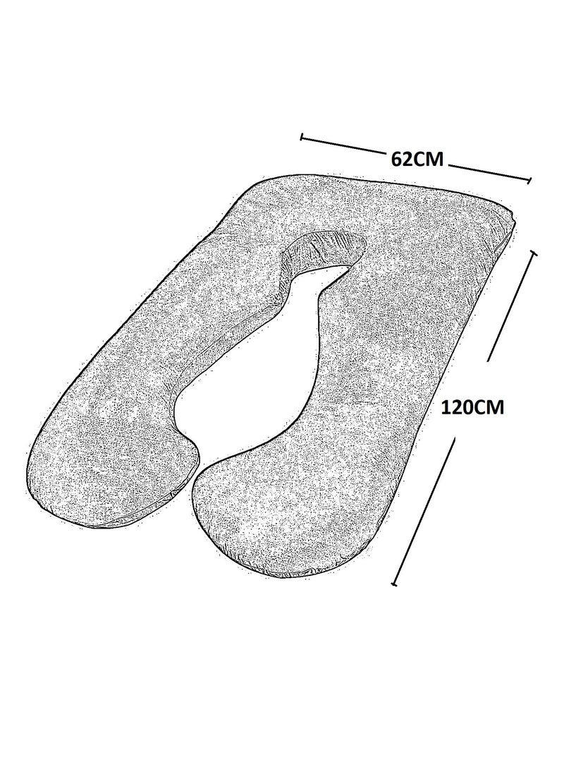 Sleep night U Shape Body pillows for pregnant and breastfeeding women - Image 3