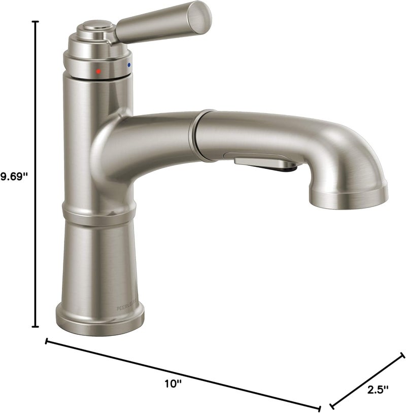 Peerless Westchester SingleHandle Pull Out Kitchen Faucet with Pull Out Sprayer Stainless P6923LFSS - Image 2