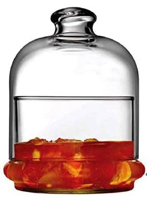 Glass storage box for candy (transparent), one piece