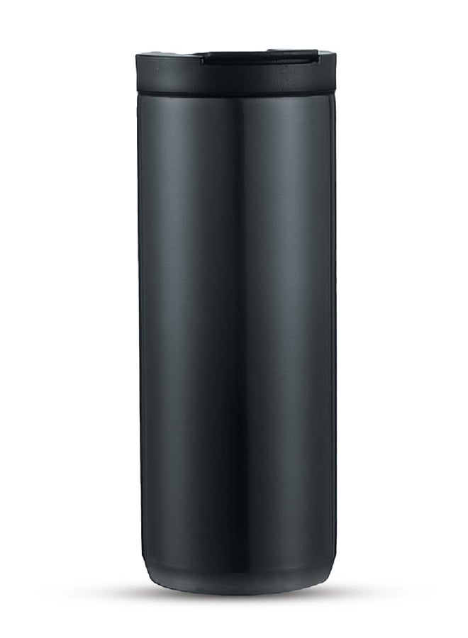 HYDROBREW زجاجة ماء معزولة بجدار مزدوج، سوداء، 500 مل - Image 2