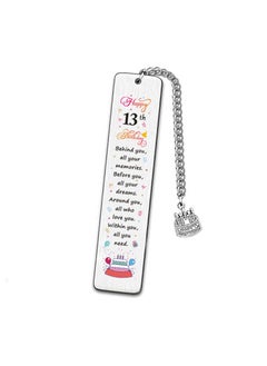 Stainless Steel Metal Bookmark Customizable Laser Engraving Birthday Gift Colorful Logo Design Bookmark Factory For Birthdays 13-year-old color bookmark