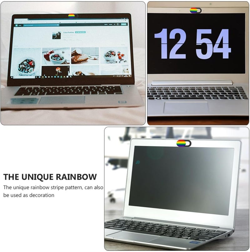3pcs Webcam Cover for Laptop and Tablet, Privacy Protection Cover with Adhesive, Thin Computer Webcam Slider for Secure Video Privacy - Image 3