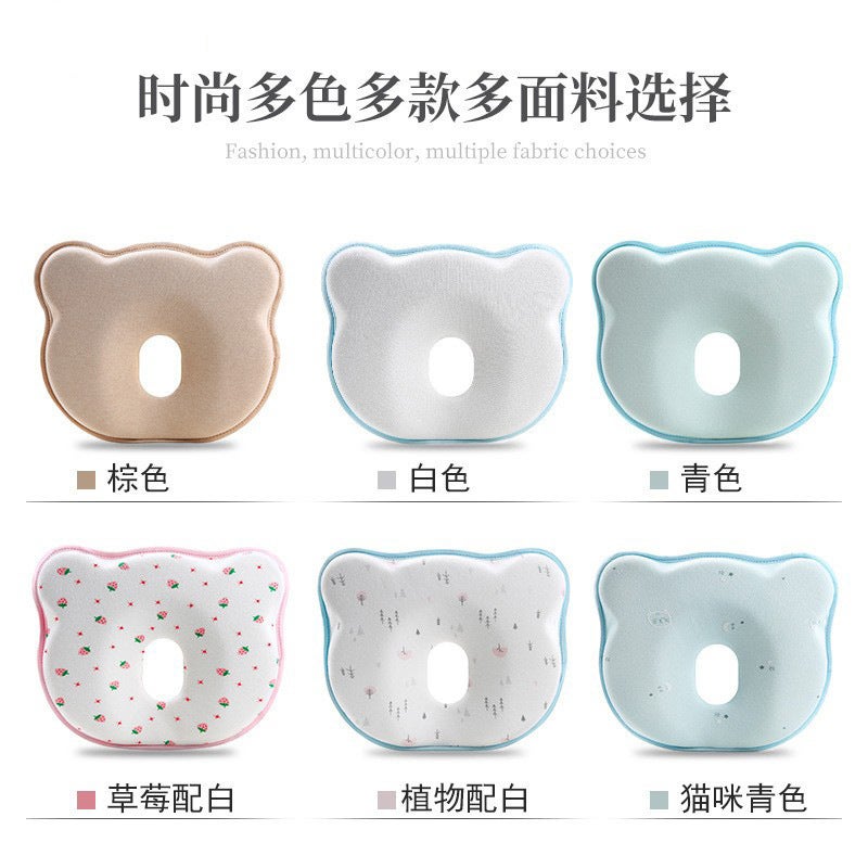 Baby Styling Pillow Anti-Deflection Cartoon Cloud Cotton Soft Breathable Baby Headrest Newborn Correction Head Pillow - Image 5