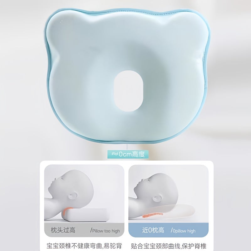 Baby Styling Pillow Anti-Deflection Cartoon Cloud Cotton Soft Breathable Baby Headrest Newborn Correction Head Pillow - Image 3