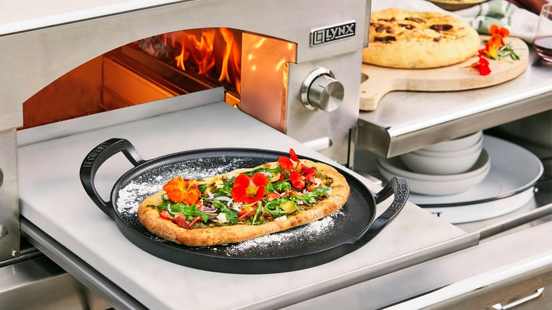 Le Creuset Alpine Outdoor Collection Enameled Cast Iron Pizza Pan, 15" - Image 2