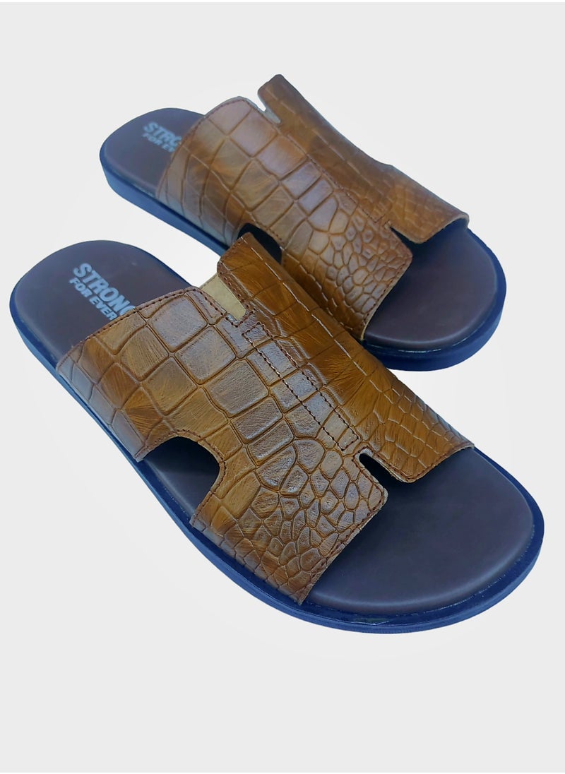 Strong MENS HANDMADE LEATHER SANDEL  - Image 2