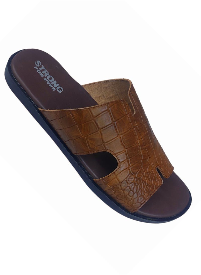Strong MENS HANDMADE LEATHER SANDEL  - Image 3