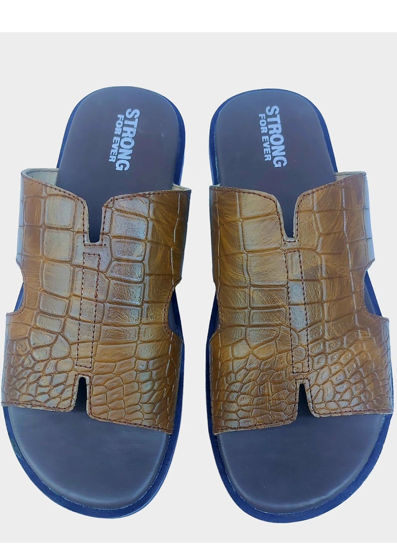 Strong MENS HANDMADE LEATHER SANDEL  - Image 4