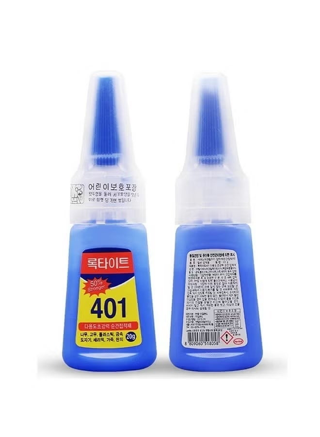 Gecomo Brush On Nail Glue For Press On Nails, 401 Extra Strong Nail Glue For Acrylic Nails, Waterproof Nail Glue For Fake Nails Long Lasting Nail Bond, Professional Nail Glue For Nail Tips 1 Pcs - Image 1