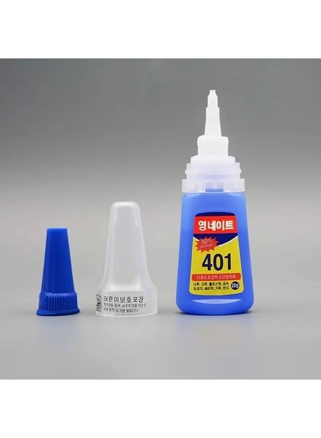 Gecomo Brush On Nail Glue For Press On Nails, 401 Extra Strong Nail Glue For Acrylic Nails, Waterproof Nail Glue For Fake Nails Long Lasting Nail Bond, Professional Nail Glue For Nail Tips 1 Pcs - Image 3