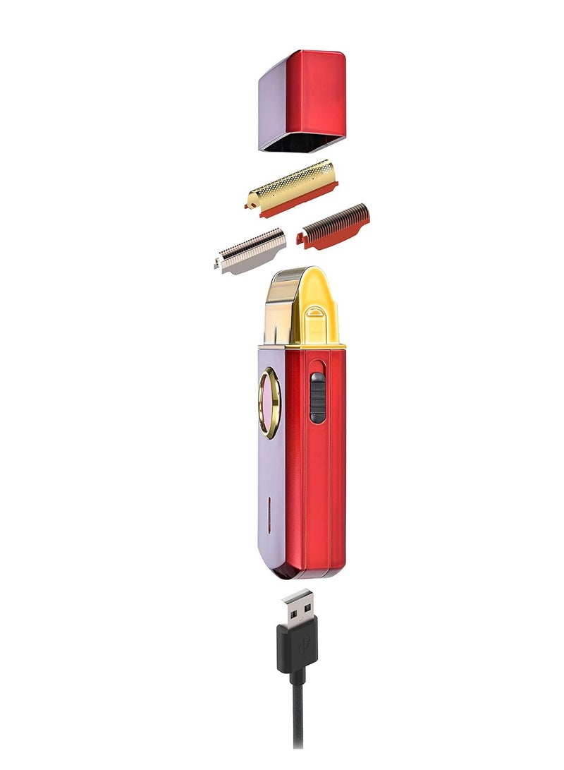 StyleCraft Uno Mini Single Foil Shaver USB Rechargeable Travel Size Red - Image 4