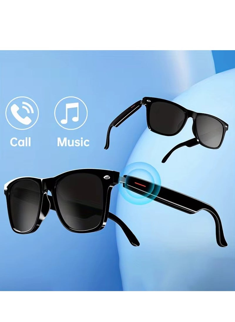 Generic Smart Glasses Bluetooth Earphones Calling Eyeglasses Wireless Voice Assistant Music Outdoor Sport  UV protection Men Women Sunglasses  - Image 3