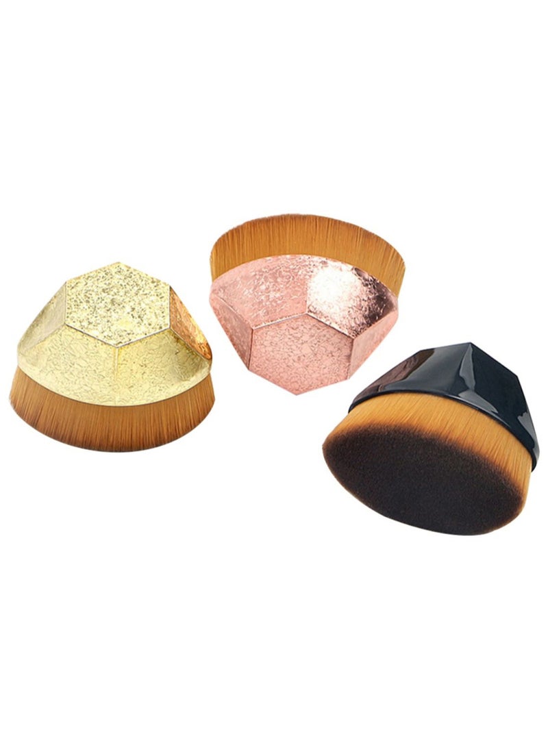 Square Seal Powder Brush Black/Brown - Image 2