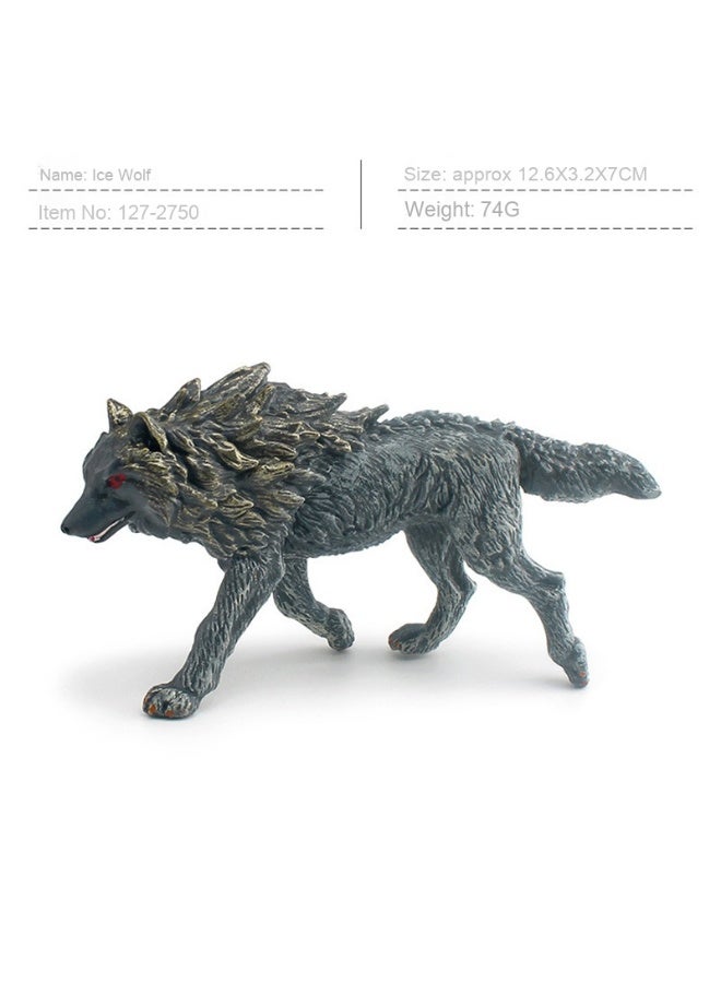 نيبمينينت تمثال شخصيات مملكة الوحوش - فارس الذئب الثلجي