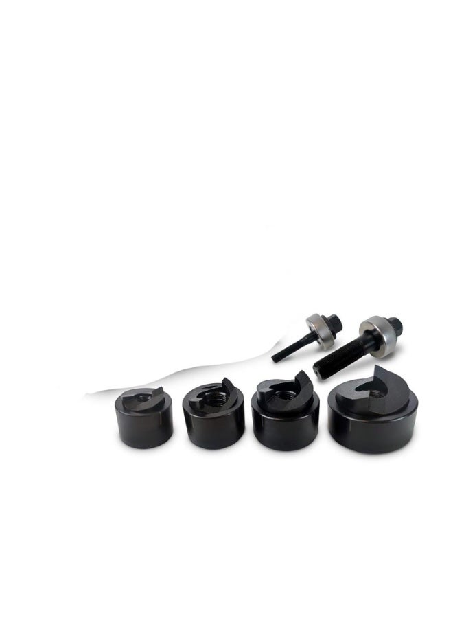 LAMAY Ratchet Knockout Hole Punch Driver Kits 1/2 to 2 inch Knockout Electrical Conduit Hole Cutter Sets Tool Kit - Image 1