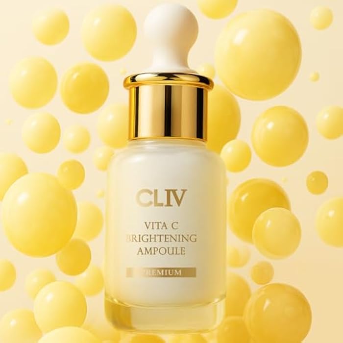 CLIV Vita C Brightening Ampoule Facial Serum | 85% Lemon Water | Skin Dullness Treatment | Vitamin Skincare |Skin Refreshing Serum | Korean Skincare (1.01 fl oz, 30ml) - Image 3