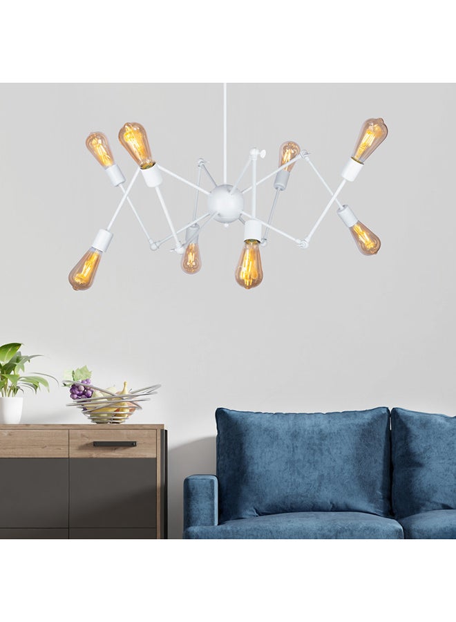 El Rawda Lighting Spider Ceiling Lamp | modern decorative LED E27 pendant light ceiling lamp hanging | suitable for any room | Color: White | Size: 60x70 cm
