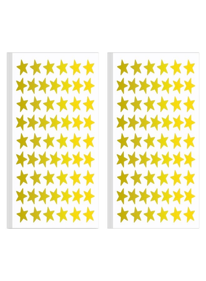 BOEIAC 1080 PCS Gold Star Stickers, Small Star Stickers, 20 Sheets Foil Star Metallic Stickers, Star Sticker for Kids Reward, School Planner, Behavior Chart, Classroom Teacher Supplies, DIY, Home - Image 1