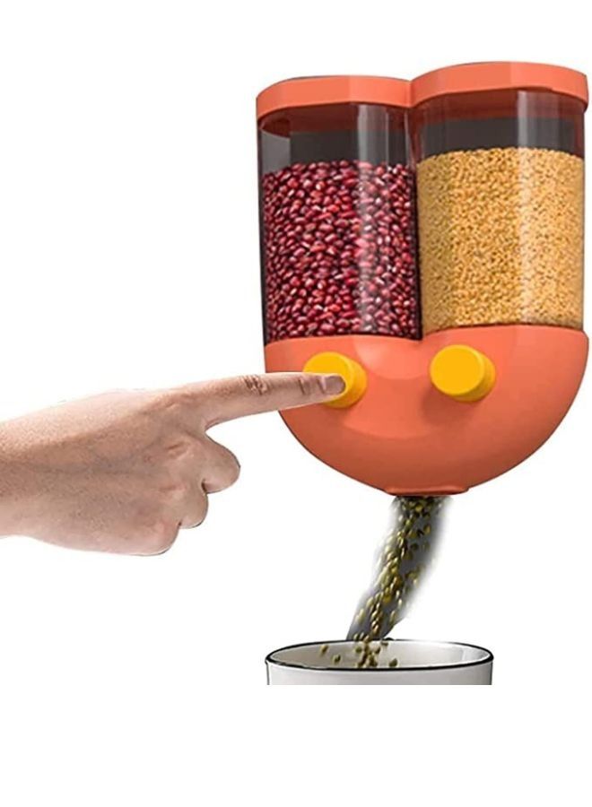 Wall Mounted Cereal Storage Box Cereal Dispenser 1500ml - Image 3