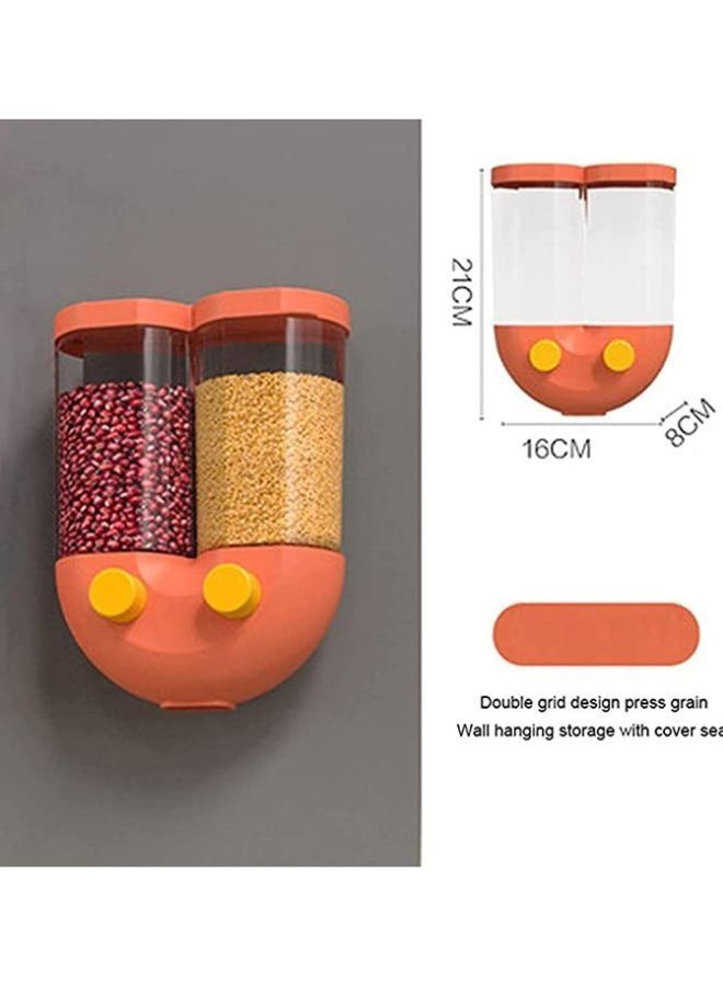 Wall Mounted Cereal Storage Box Cereal Dispenser 1500ml - Image 4