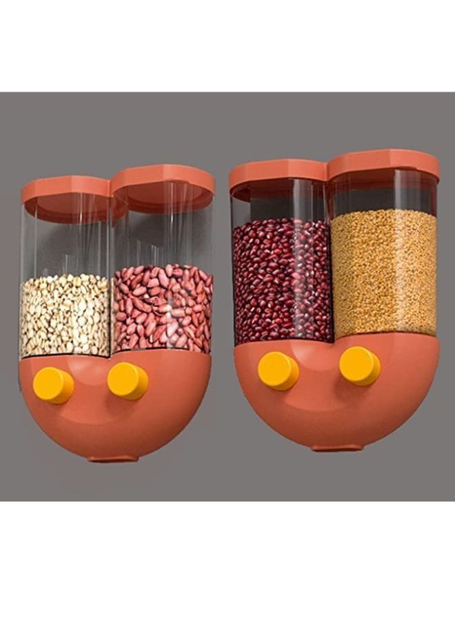 Wall Mounted Cereal Storage Box Cereal Dispenser 1500ml - Image 2