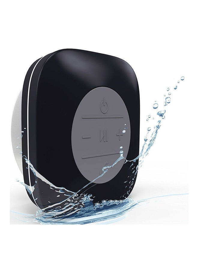 NIBEMINENT Wireless Bluetooth Waterproof Outdoor Shower Speaker Black  - Image 2