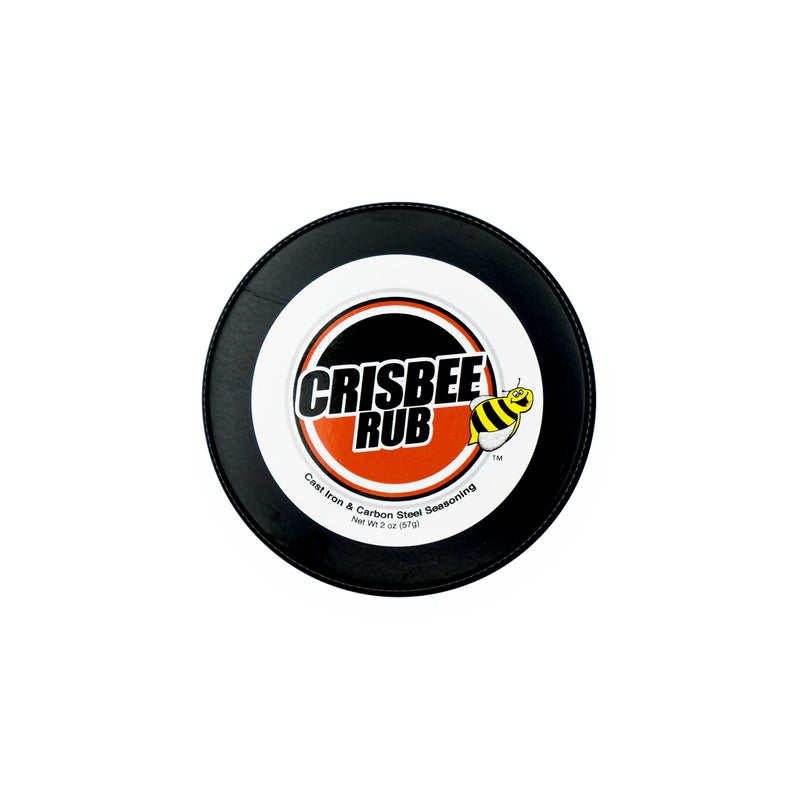 Crisbee Rub Cast Iron and Carbon Steel Seasoning - Family Made in USA - The Cast Iron Seasoning Oil & Conditioner Preferred by Experts - Maintain a Cleaner Non-Stick Skillet - Image 2