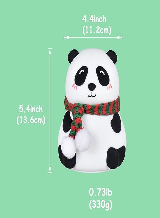 Riveira Kids Night Light, Panda Gifts for Women, Silicone LED Lamp, USB Rechargeable, Touch Senser, Portable Baby Night Light for Nursery, Cute Nightlight for Boys Toddler Girl - Image 4