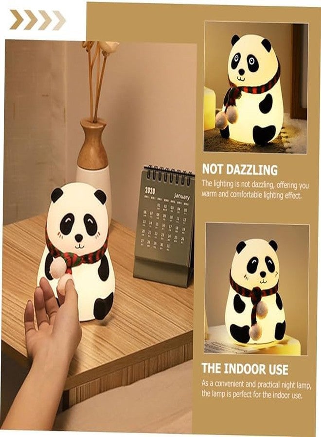 Riveira Kids Night Light, Panda Gifts for Women, Silicone LED Lamp, USB Rechargeable, Touch Senser, Portable Baby Night Light for Nursery, Cute Nightlight for Boys Toddler Girl - Image 5