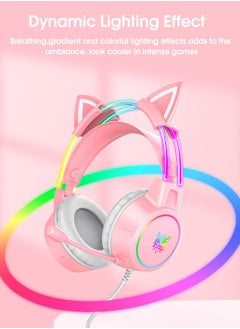 onikuma X15 Pro Wired Gaming Headphones with RGB LED Light 7.1 Surround Stereo Music Headset for Compute PC Gamer  - Image 2