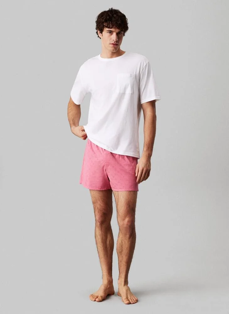 CALVIN KLEIN Logo Crew Neck T-Shirt & Boxer Set