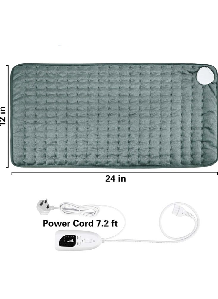 Joshberg - Electric Heating Pads for Back, Shoulders, Abdomen, Legs, Arms, Pain Muscle Pain Relieve with Heat Setting Dry Moist Heat Option 30*60cm - Image 1