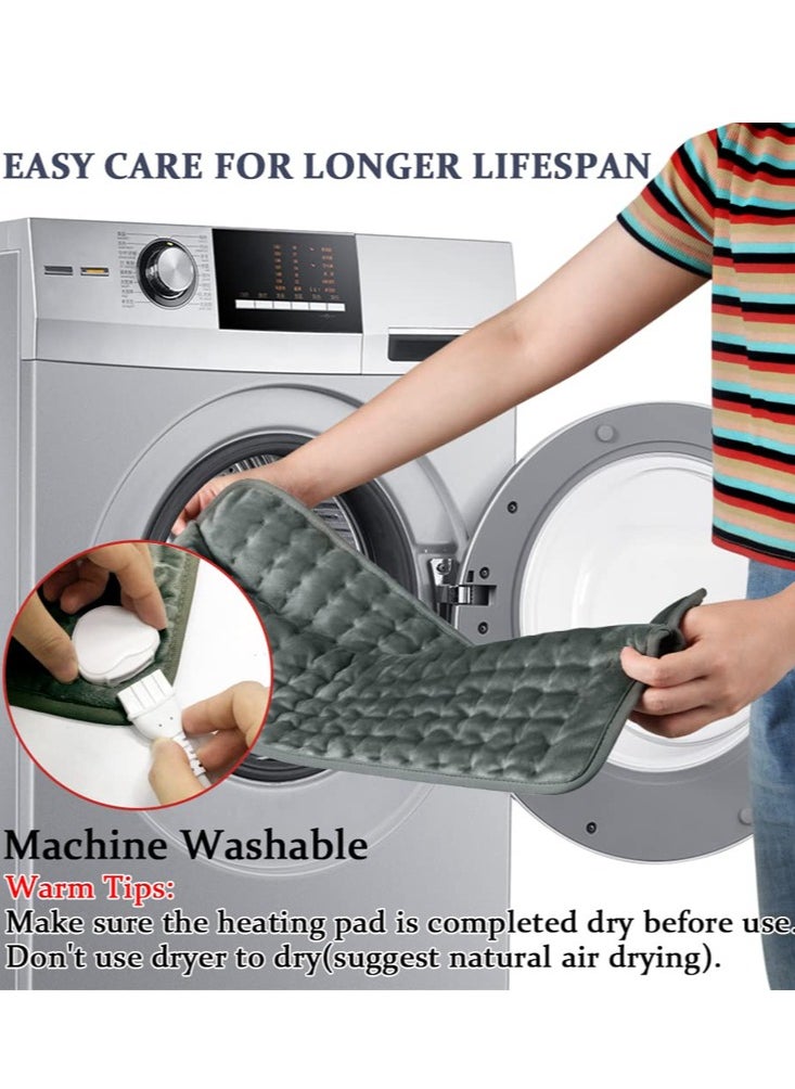 Joshberg - Electric Heating Pads for Back, Shoulders, Abdomen, Legs, Arms, Pain Muscle Pain Relieve with Heat Setting Dry Moist Heat Option 30*60cm - Image 1