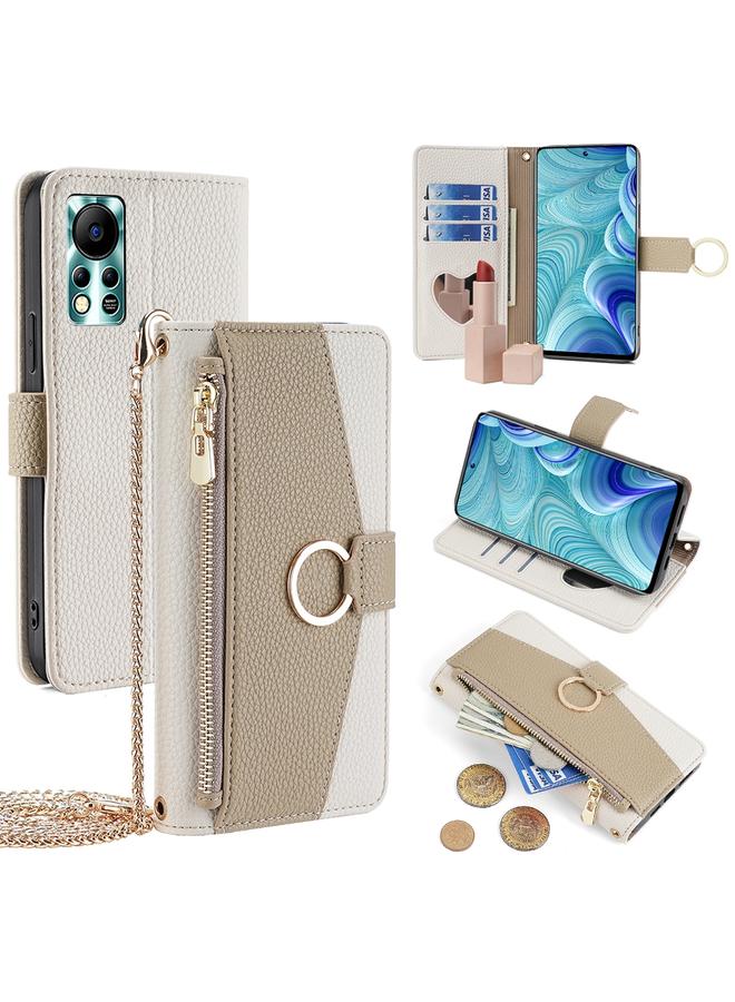 S-TOP Case For Infinix Hot 11s NFC Crossbody Litchi Texture Leather Phone Case - Image 1