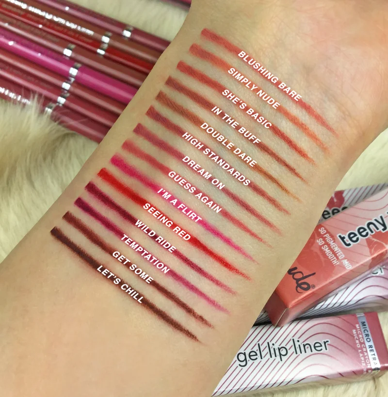 Rude Teeny Weeny Micro Gel Lip Liner - Double Dare