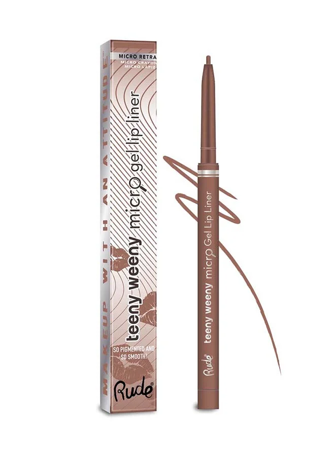 Rude Teeny Weeny Micro Gel Lip Liner - Double Dare