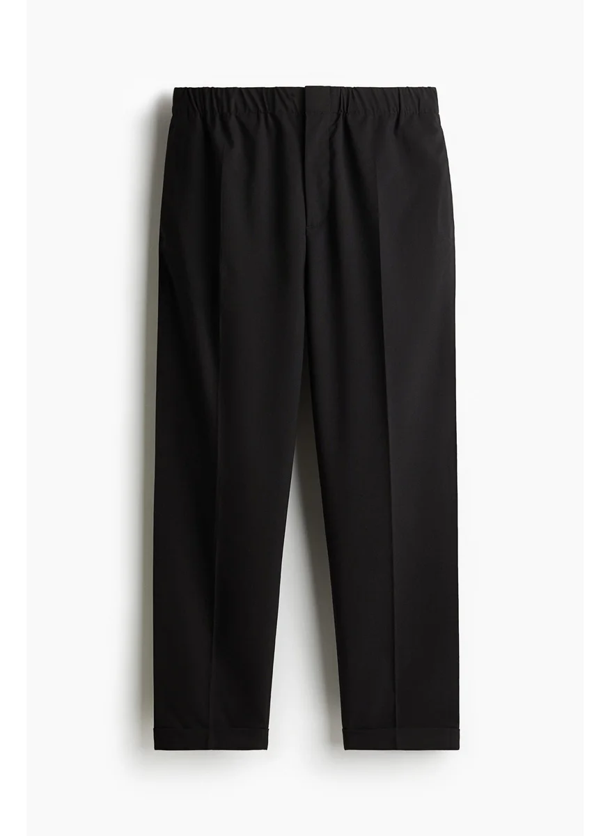 H&M Relaxed Fit Tapered Trousers