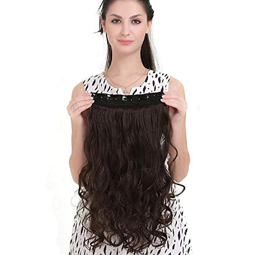 CHANDERKASH All Hair ExtensionWigs Free Size Dark Brown_Hair Acessories - Image 4