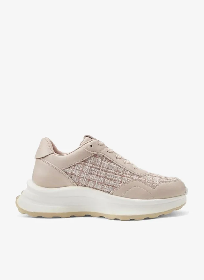 Flora Bella By Shoexpress Flora Bella Panelled Lace-Up Sneakers