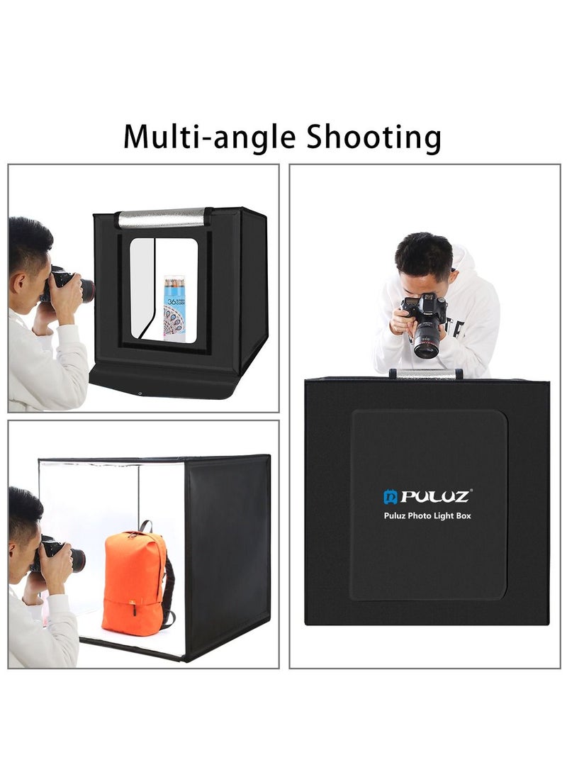 PULUZ - Portable Photo Studio Light Box 60 x 60 x 60 cm Photography Tent Kit with 6 Removable Backdrops - Image 1