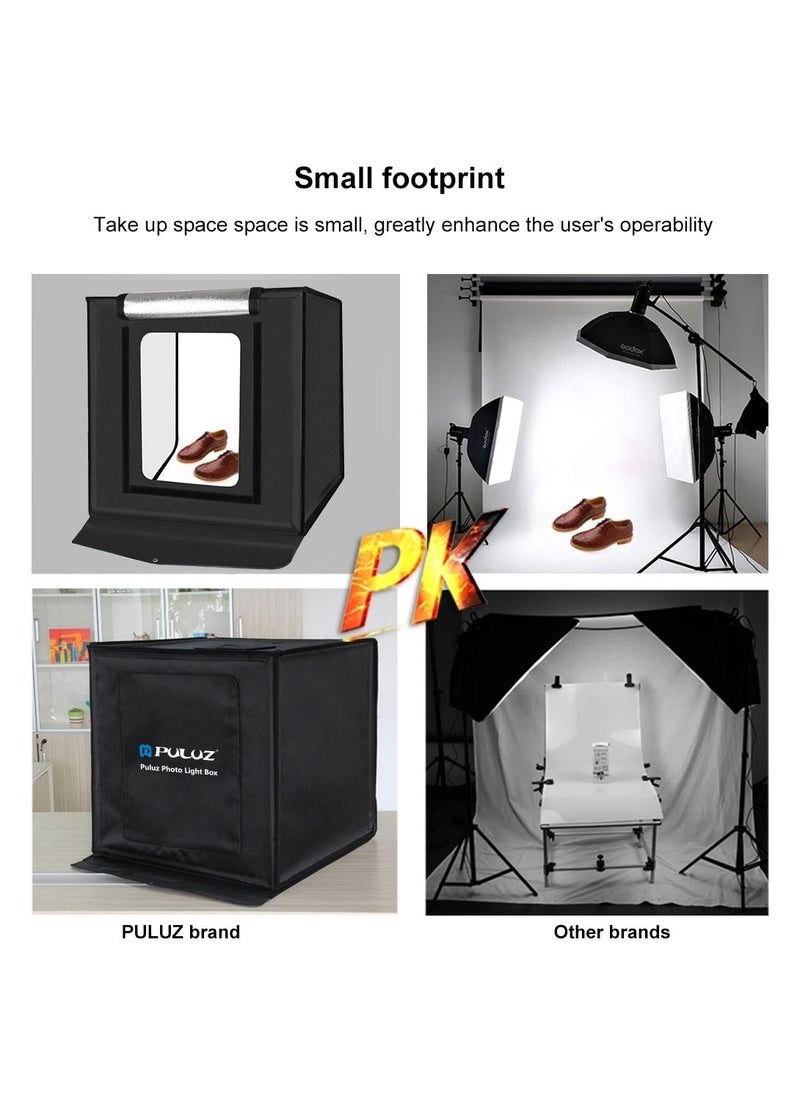 PULUZ - Portable Photo Studio Light Box 60 x 60 x 60 cm Photography Tent Kit with 6 Removable Backdrops - Image 1