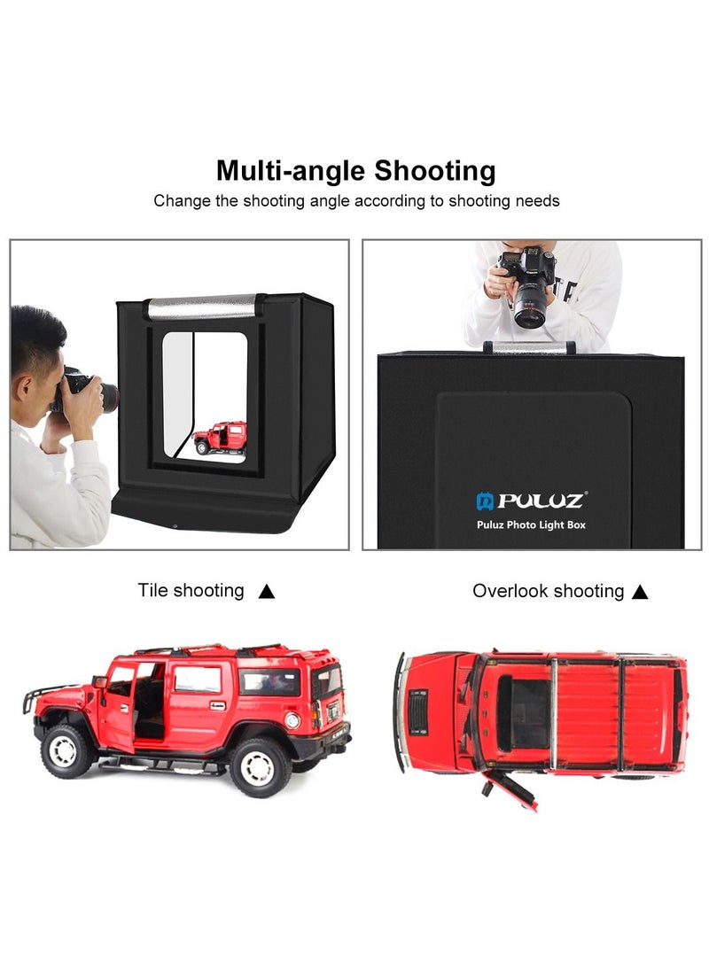PULUZ - Portable Photo Studio Light Box 60 x 60 x 60 cm Photography Tent Kit with 6 Removable Backdrops - Image 1