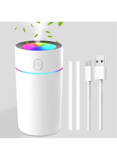 Generic Mini Portable Air Humidifier with Colorful LED Light – USB Powered for Fresh Air & Better Breathing at Home, Office & Car  - Image 2