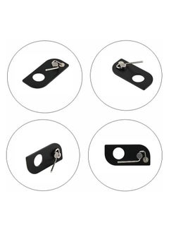 RATSAW Pack of 4 Archery Arrow Rest Archery Magnetic Metal Arrow Rest with Adhesive Tape for Recurve Bow Training Targeting Hunting Accessory  - Image 3